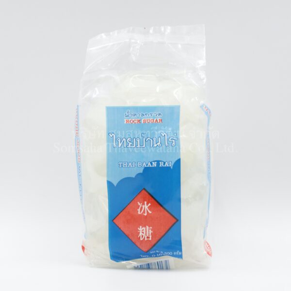 น้ำตาลกรวด ตราไทยบ้านไร่ ขนาด 500 กรัม x 20 ถุง